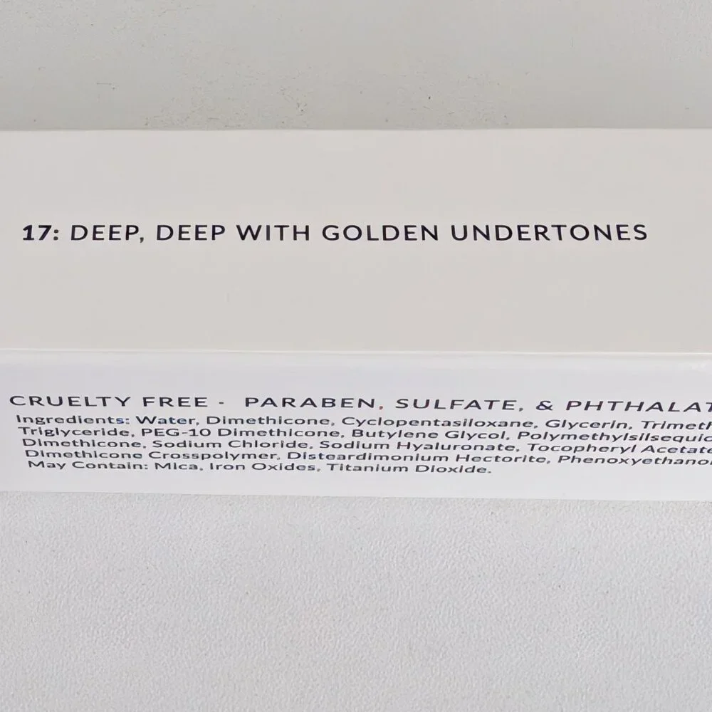 Bellame Luminous Foundation Baobab Oil #17 Deep, Deep w Golden Undertones 26ml